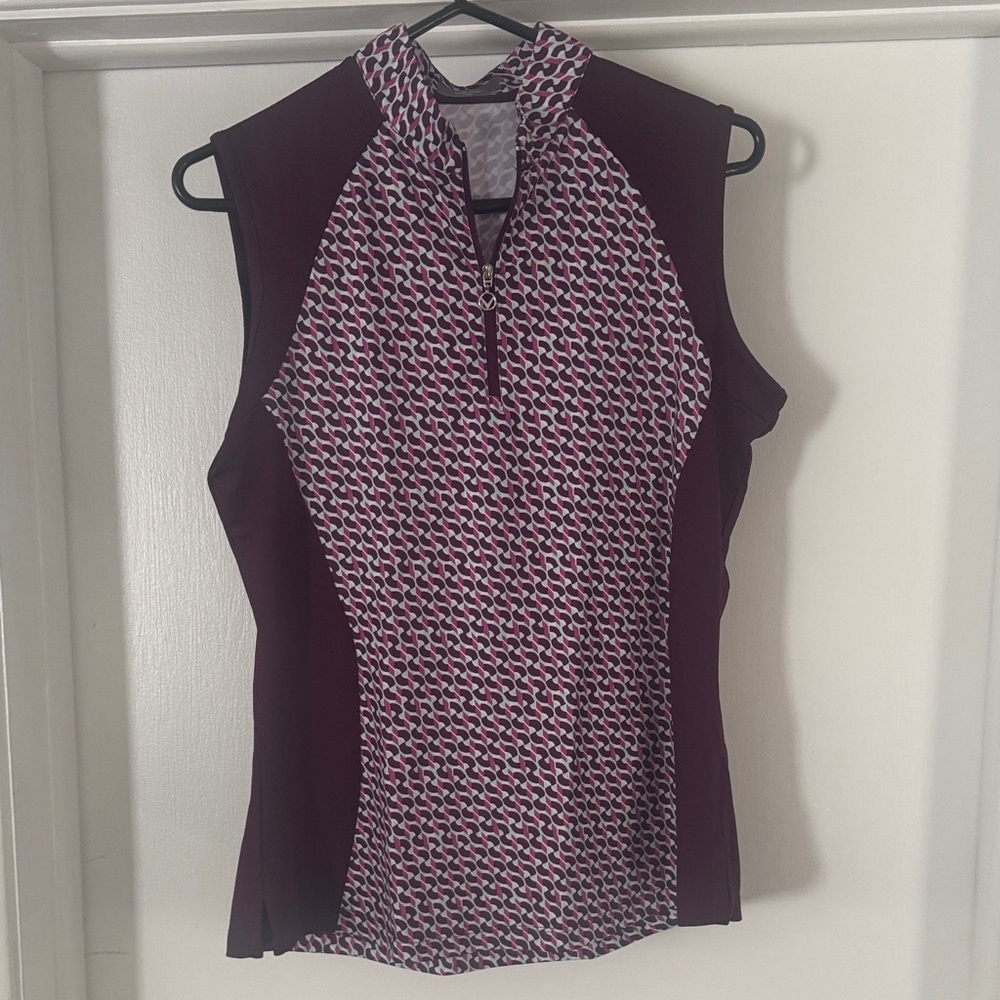 Callaway Women's Tank Top - Purple and Pink Pattern